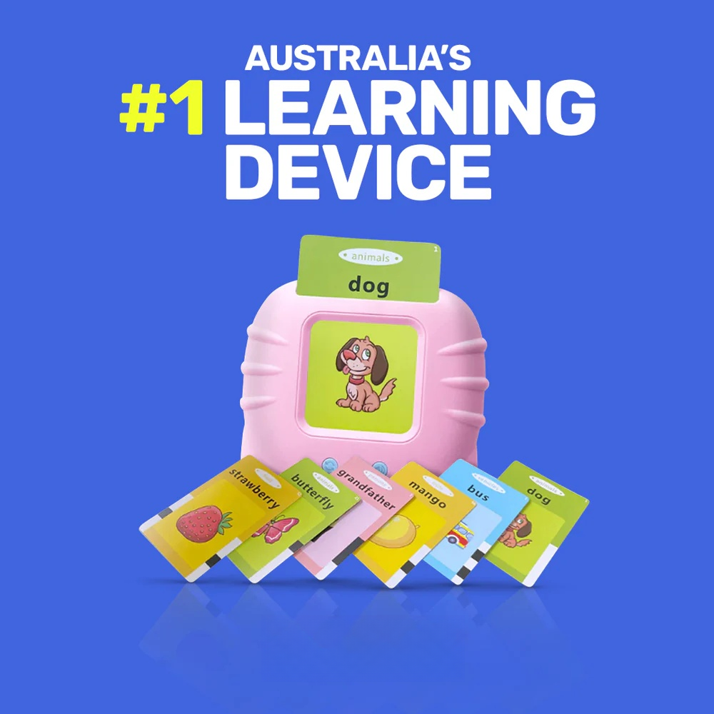 Audible Flashcard Device - Early Educational Device + Flashcards (224 Cards)