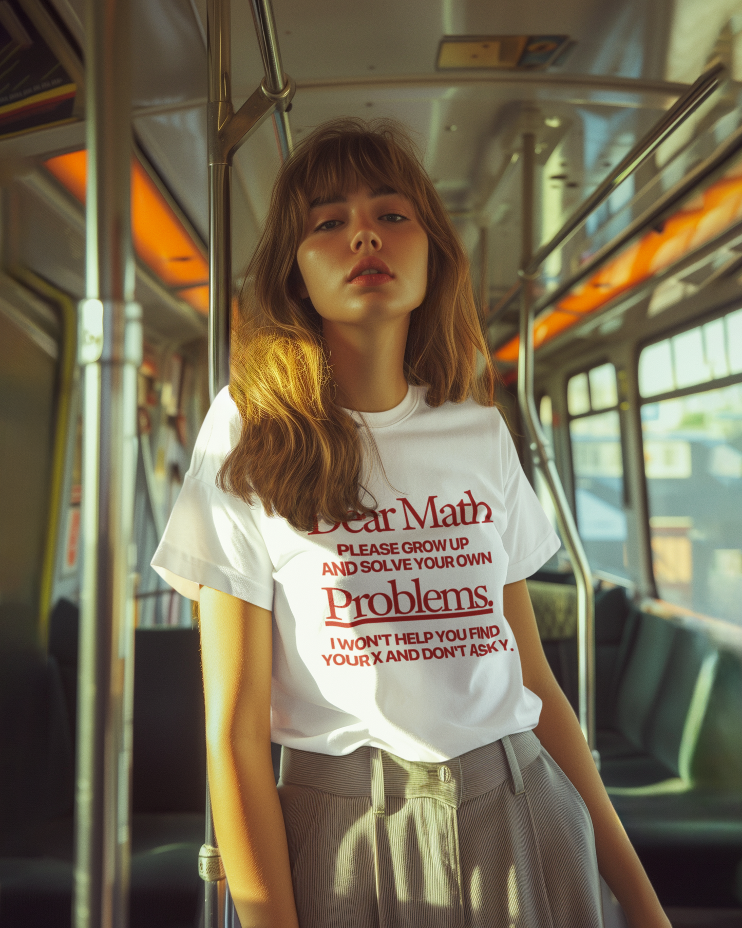 Dear Math - White Tshirt