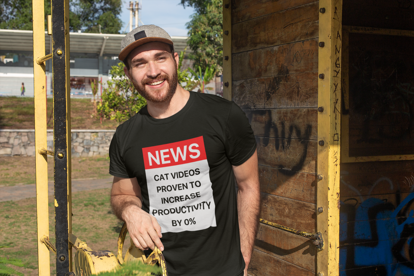 Cat Videos - Black Tshirt