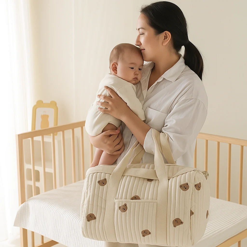 Large Mommy Baby Bag - space for everything mom need!